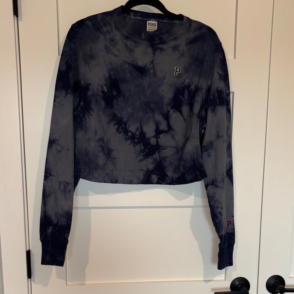 PINK Victoria’s Secret Tie Dye Crop Sweatshirt